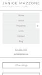 Mobile Screenshot of janicemazzone.com